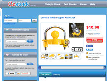 Tablet Screenshot of ozstock.com.au